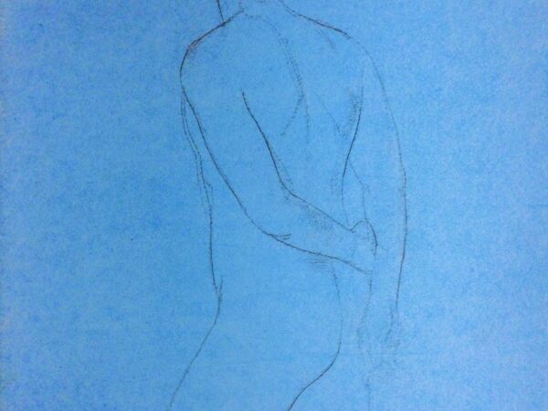 Standing Male Nude, Back View