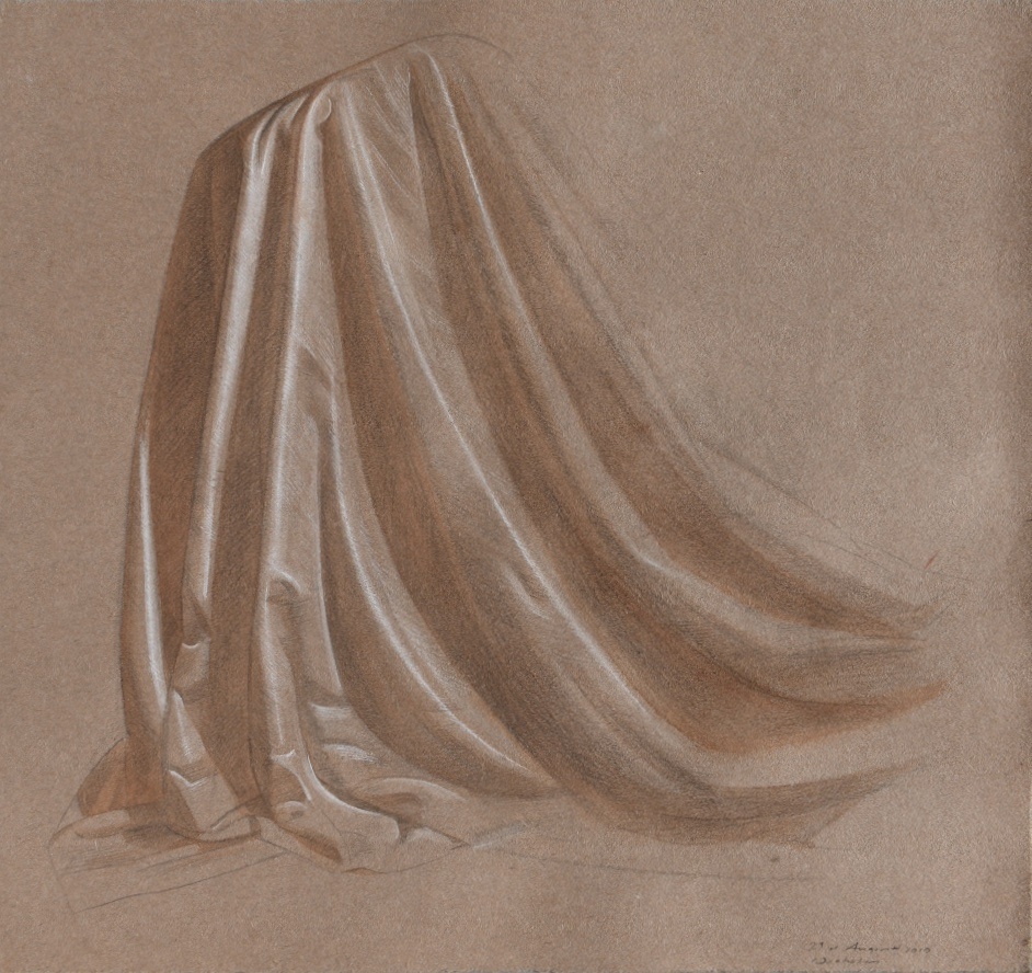 Fabric Study. Drawing by Nicholas Williams